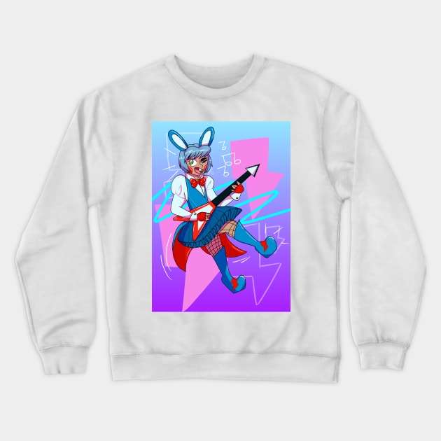 Toy Bonnie Gijinka Crewneck Sweatshirt by spaceagebarbie